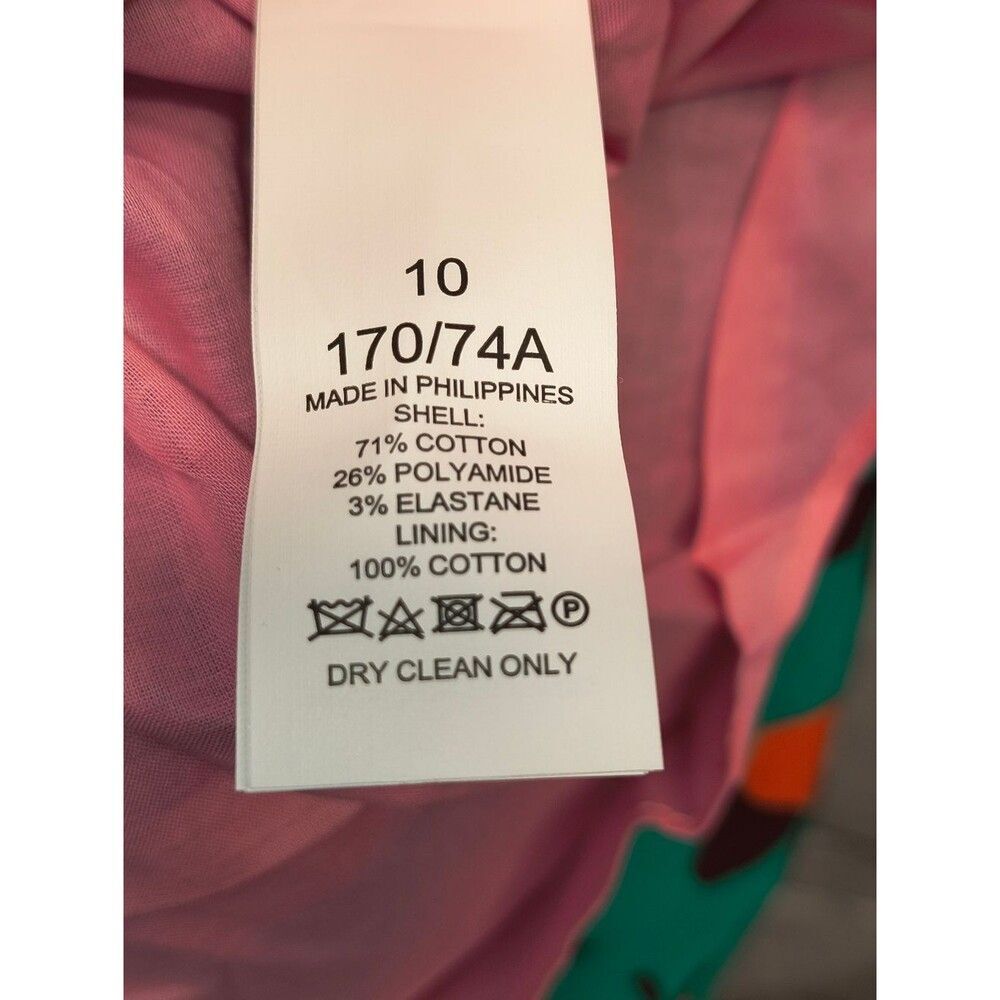 Kate Spade Boho Pleated Colorblock Apple Tiered Maxi Lined Multicolor Skirt 10 - Picture 5 of 7